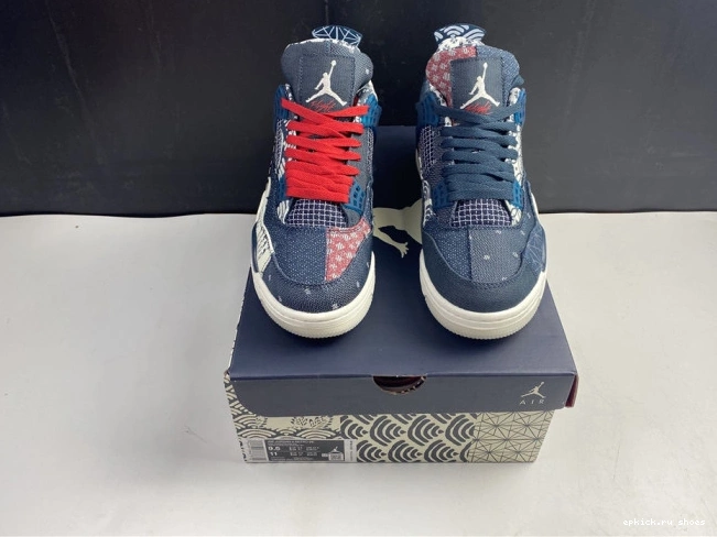 Rep Jordan SE Sashiko CW0898-400 Air 4 Retro 0824